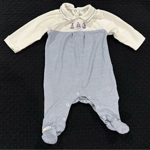 Mayoral Sailboat Footies for Baby Boy 1-2 months